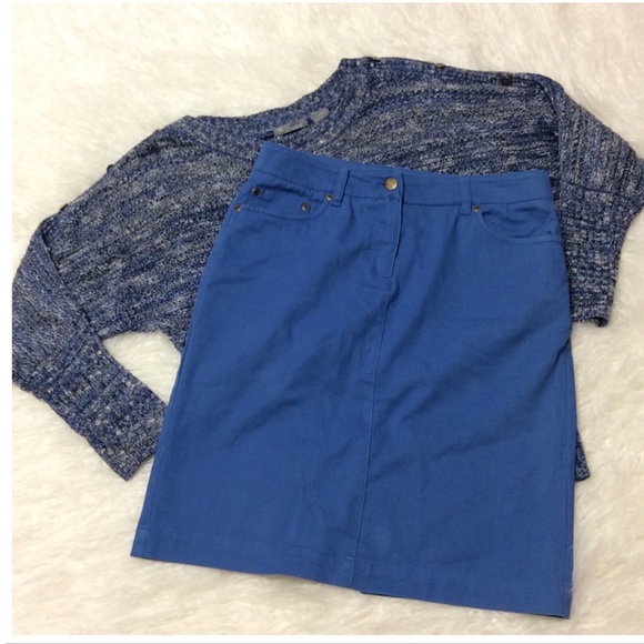 Jones New York Dresses & Skirts - JONES NEW YORK SPORT BLUE SKIRT